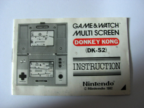 Nintendo game watch - game, donkey